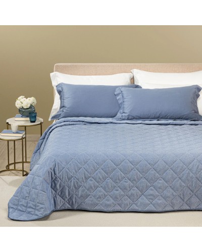 Copriletto Raso Jacquard Lagoon Caleffi Matrimoniale Lusso