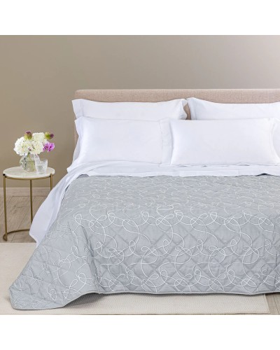 Copriletto Raso Jacquard Lesley Caleffi Matrimoniale Lusso