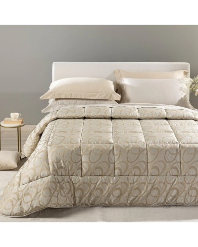 Trapunta Matrimoniale Agata Caleffi Floreale Raso Jacquard 265x265 | Anastasi Shop