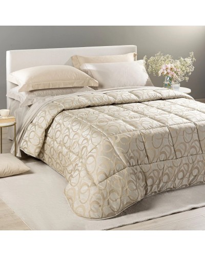 Trapunta Matrimoniale Agata Caleffi Floreale Raso Jacquard 265x265 | Anastasi Shop