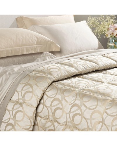 Trapunta Matrimoniale Agata Caleffi Floreale Raso Jacquard 265x265 | Anastasi Shop