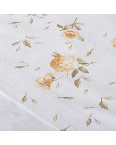 Completo Lenzuola Rosa in Flanella di Cotone | Caldo Invernale