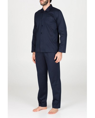 Pigiama Uomo Julipet Lagonero Cardigan | Abbottonato in Cotone