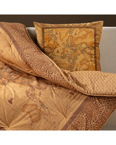 Scaldotto Alviero Martini Geo Leopard | Plaid Cotone Pettinato