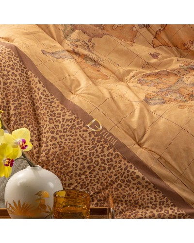 Scaldotto Alviero Martini Geo Leopard | Plaid Cotone Pettinato