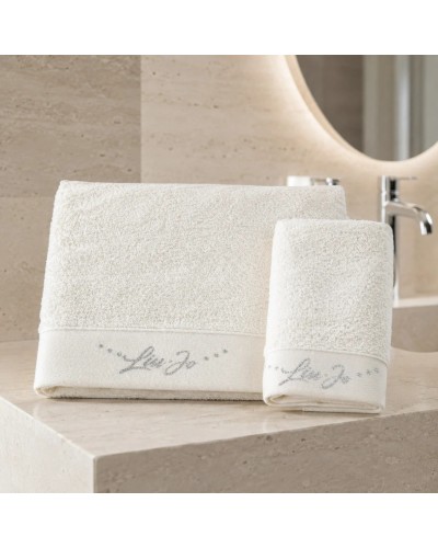 Coppia Asciugamani Liu Jo Happy in Spugna | Anastasishop
