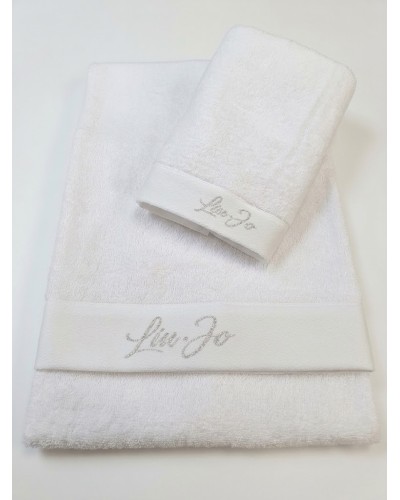 Coppia Asciugamani Liu Jo Lurex Viso Bidet Cotone | Anastasi