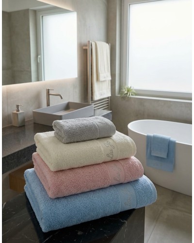 Coppia Asciugamani Liu Jo Lurex Viso Bidet Cotone | Anastasi