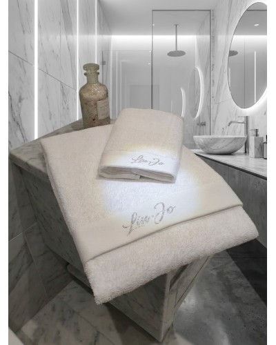 Coppia Asciugamani Liu Jo Lurex Viso Bidet Cotone | Anastasi