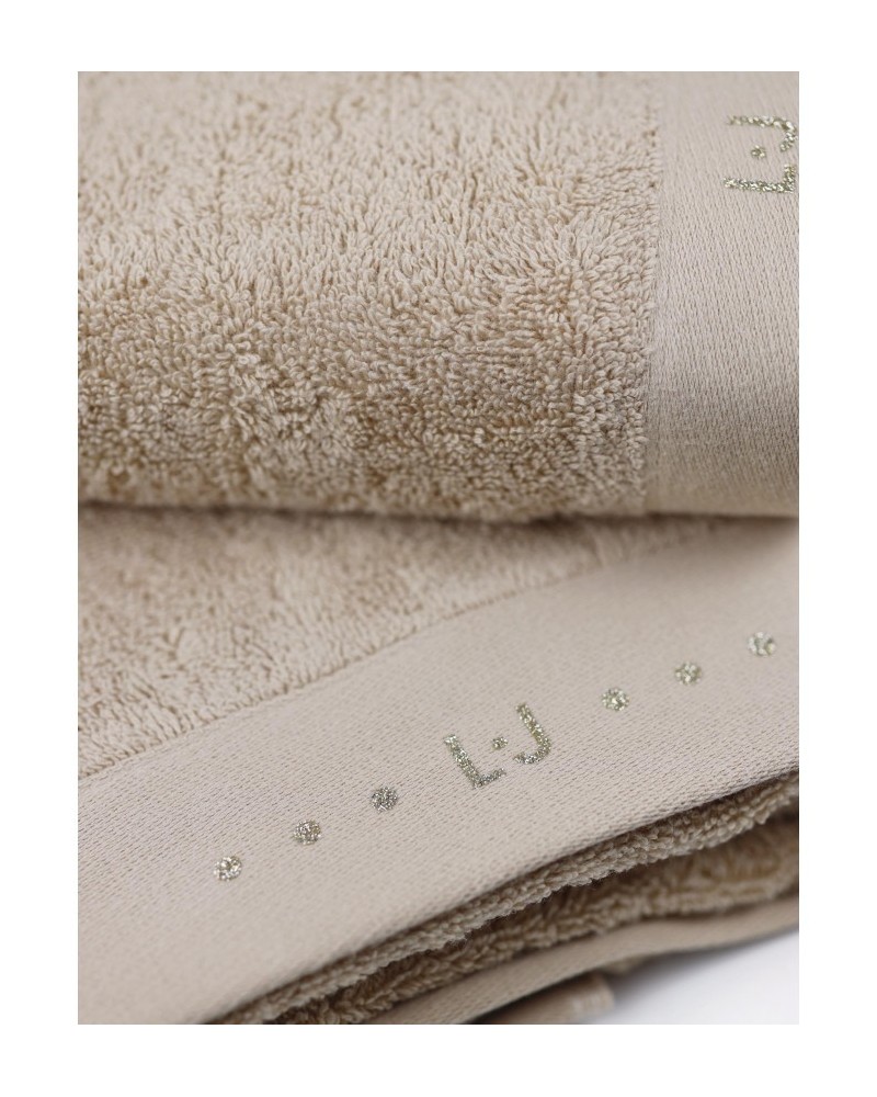 Coppia Asciugamani Liu Jo Lurex Viso Bidet Cotone | Anastasi