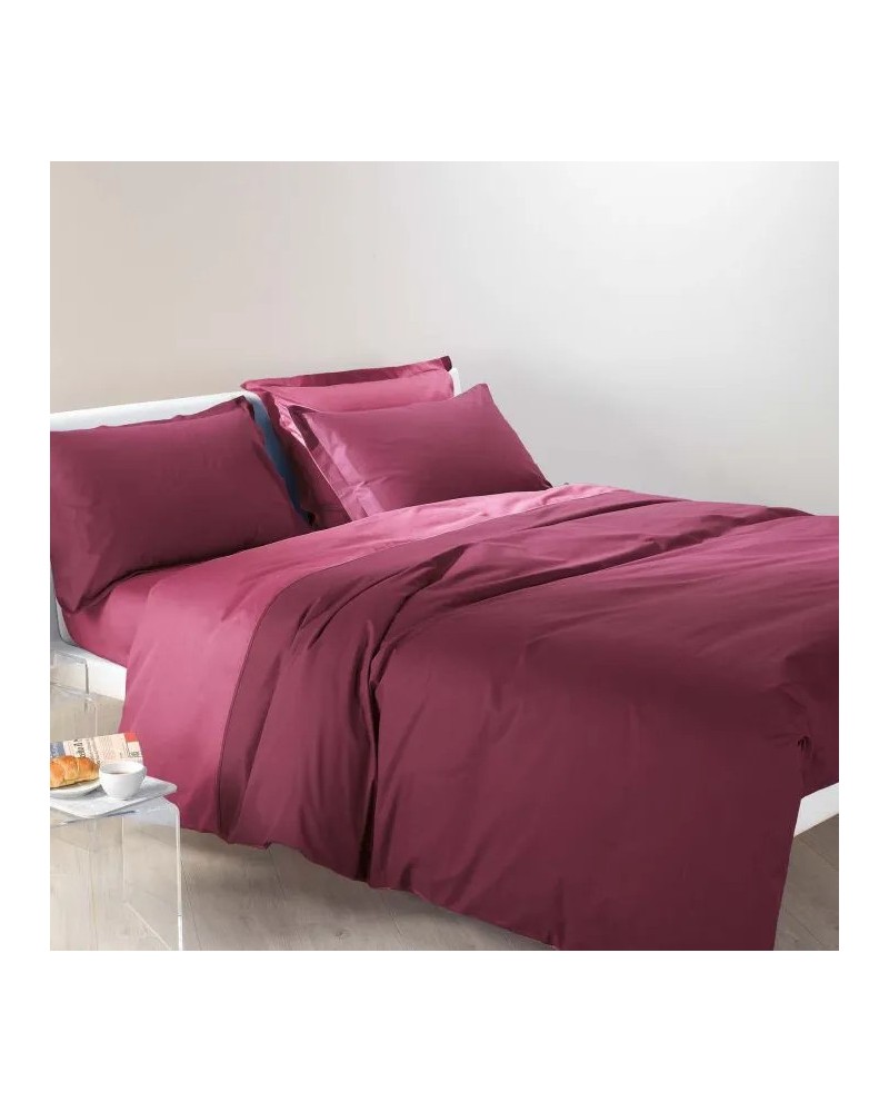Copripiumino Completo in Cotone Bicolor Caleffi - Stile e Comfort f...