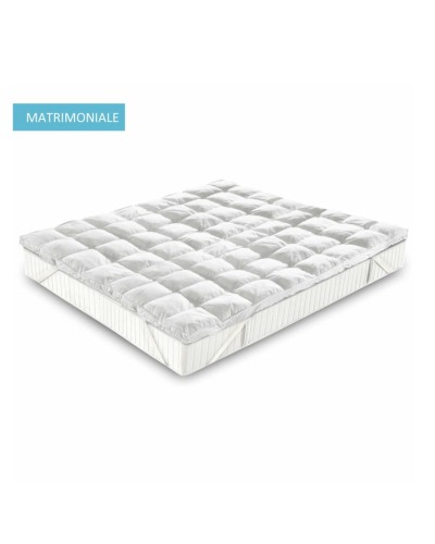 Topper Matrimoniale Soff.im cm.5 sfere microfibra Cm.170x200 for To...