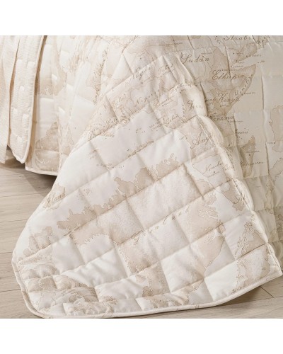 Copriletto Trauntato Geo White Caleffi Trapuntato - Stile e Comfort...
