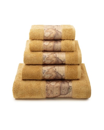 Set Asciugamani 5 Pezzi Geo Classic Alviero Martini in cotone- 100%