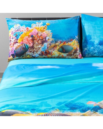 Completo Lenzuola Oceano by Carmassi in Cotone Caleffi - Comfort e ...
