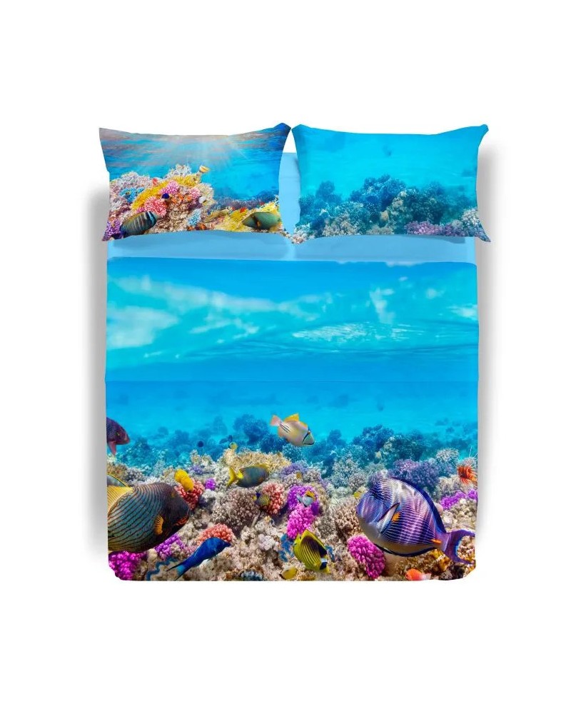 Completo Lenzuola Oceano by Carmassi in Cotone Caleffi - Comfort e ...