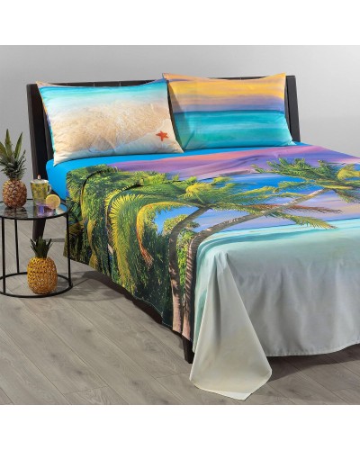 Completo Lenzuola Caraibi by Carmassi in Cotone Caleffi - Comfort T...