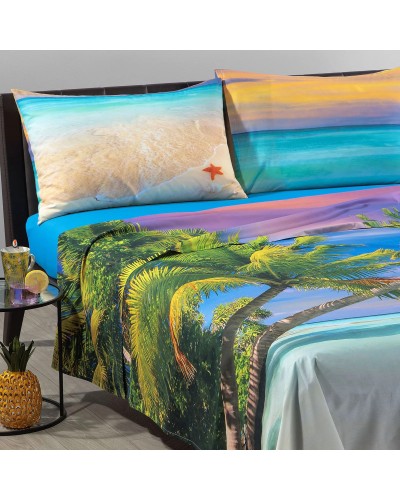 Completo Lenzuola Caraibi by Carmassi in Cotone Caleffi - Comfort T...