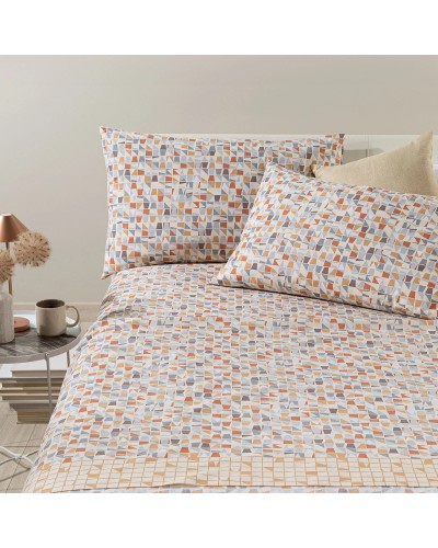 Completo Lenzuola Caleffi In Cotone Fantasia Orleans - Eleganza e C...