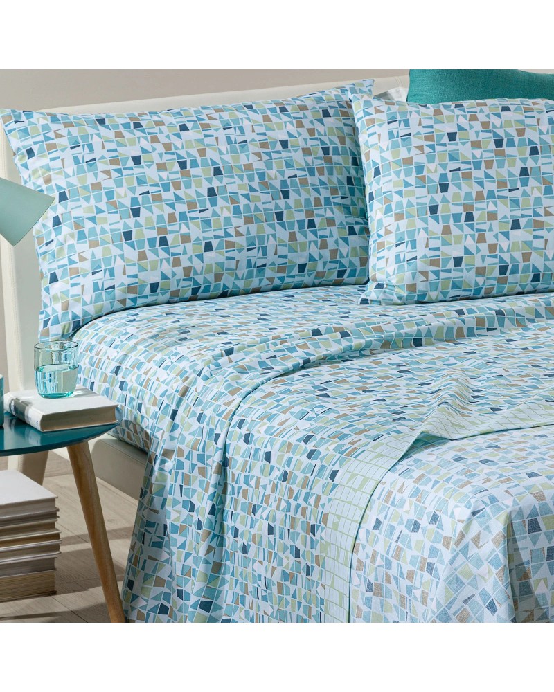 Completo Lenzuola Caleffi In Cotone Fantasia Orleans - Eleganza e C...