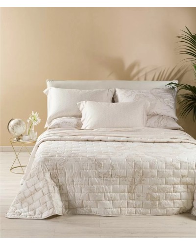 Copriletto Trauntato Geo White Caleffi Trapuntato - Stile e Comfort...