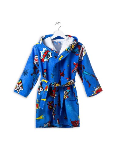 Accappatoio Spider Man Power in Cotone Bambino Caleffi - Comfort e ...