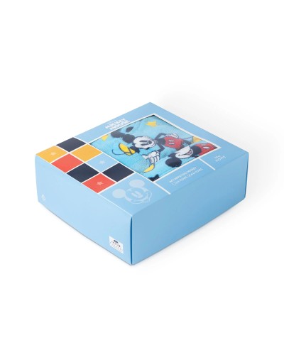 Accappatoio Con Cappuccio In Cotone Mickey Star Disney Bambino Cale...