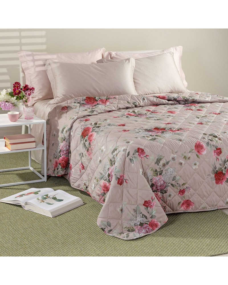 Copriletto Trapuntato In Microfibra Melody Modern - Comfort e Stile...