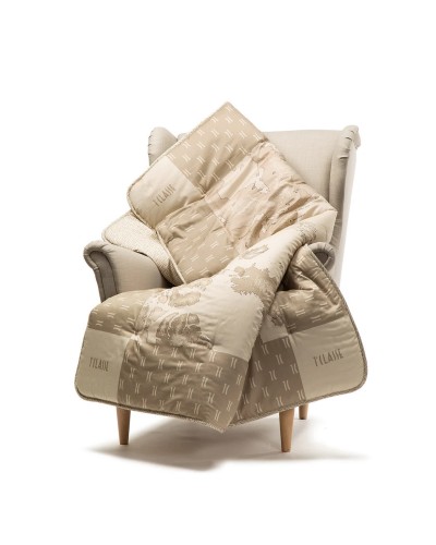 Plaid In Raso Di Cotone Geo Safari Cm 130X170 Alviero Martini 1A Cl...