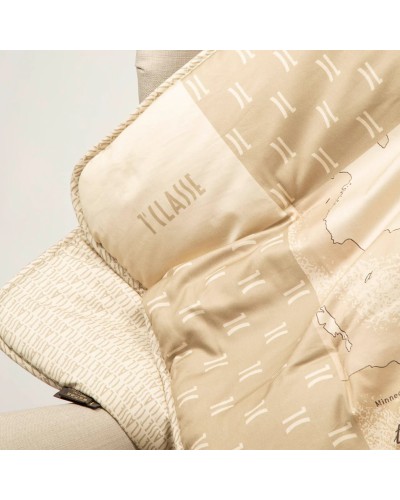 Plaid In Raso Di Cotone Geo Safari Cm 130X170 Alviero Martini 1A Cl...