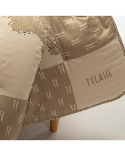 Plaid In Raso Di Cotone Geo Safari Cm 130X170 Alviero Martini 1A Cl...