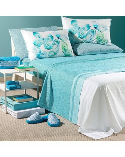 Lenzuola Fantasia Farfalle ! Caleffi Completo Cotone -Eleganza primaverile