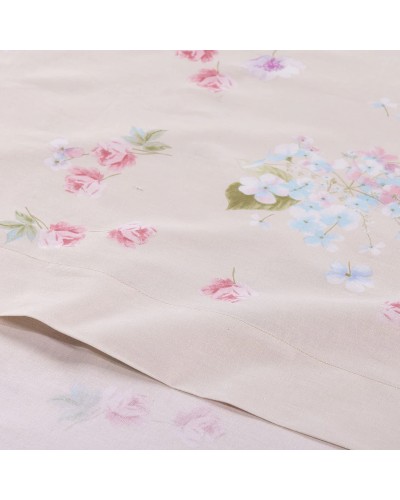 Completo Lenzuola Caleffi In Cotone Fantasia Damasco - Eleganza e C...