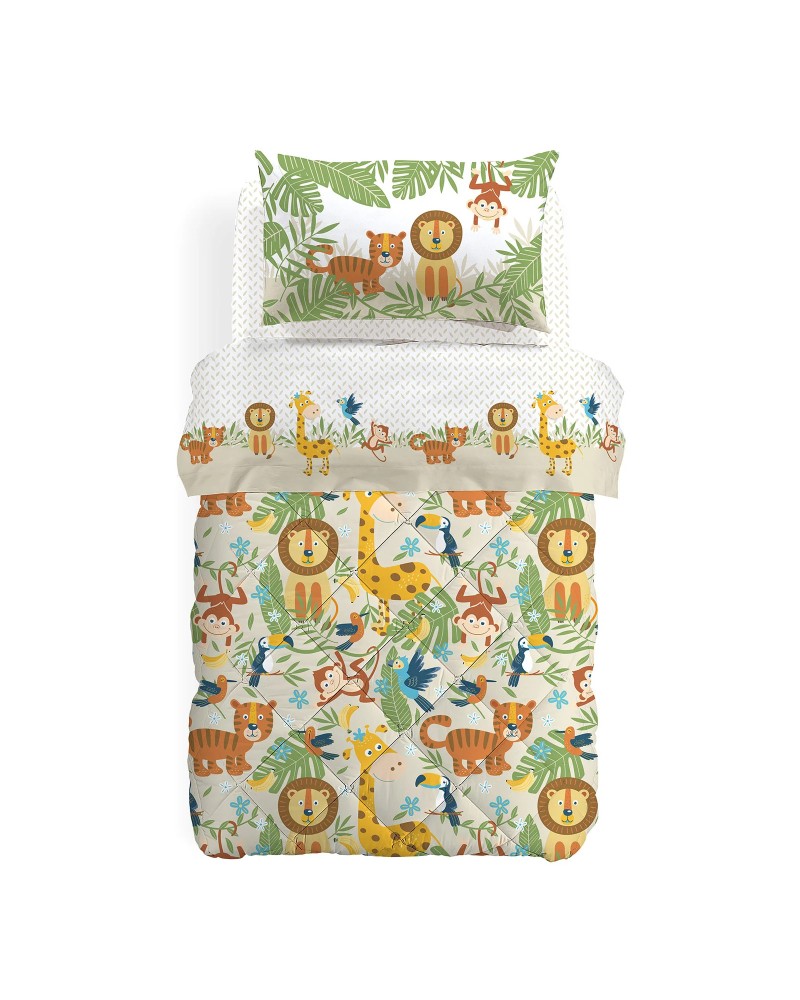 Trapunta Tropical Caleffi Kids: Puro Cotone e Fantasia