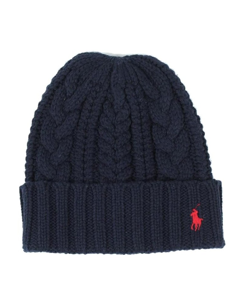 Berretto RL Polo Lana Grossa Cavallino Rosso