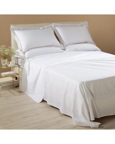 Completo Lenzuola In Raso Caleffi Di Cotone Melodie Matrimoniale - ...