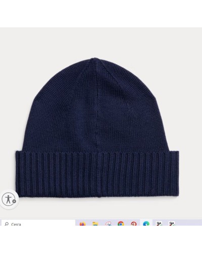 Berretto Ralph Lauren Polo Cotone Cavallino