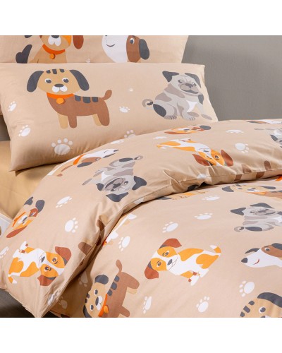 Copripiumino Cuccioli Caleffi Kids Cotone