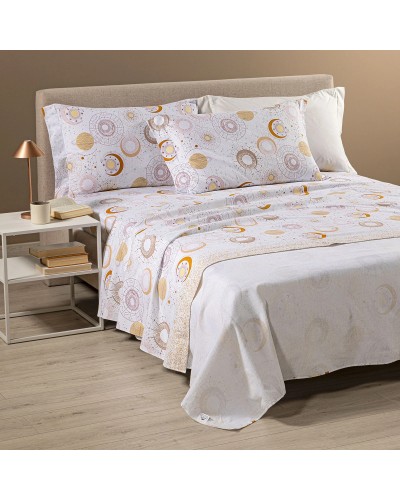 Lenzuola Flanella Caleffi Luna Inverno