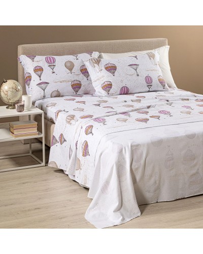 Lenzuola Volo Caleffi Flanella Set Caldo Morbido