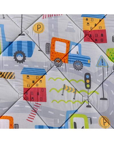 Trapunta Cotone Caleffi Kids - Design City Car Singolo