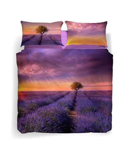 Copripiumino Lavanda Sunset Cotone