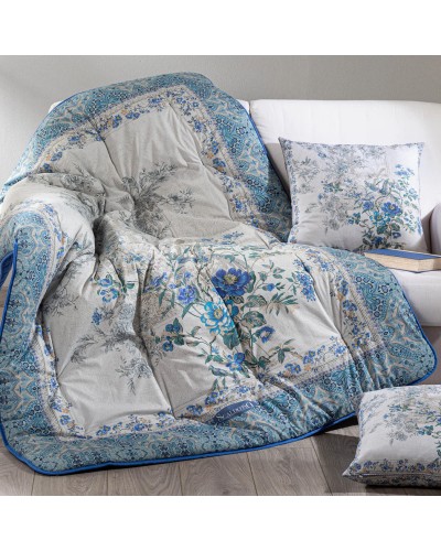 Plaid Caleffi Giardino Inverno Cotone