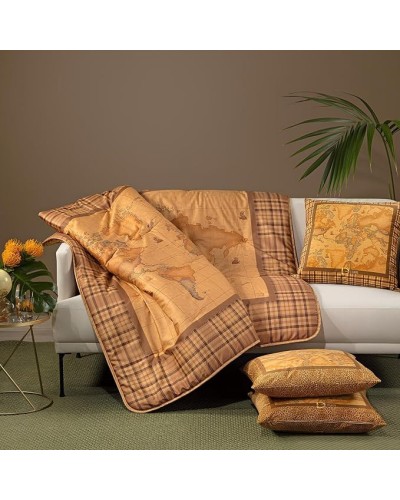 Scaldotto Geo Tartan ! Alviero Martini 1A Classe: Raso di Cotone, Lusso e Stile