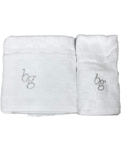 Blugirl Dustin Asciugamani Viso+Ospite Puro Cotone Chic