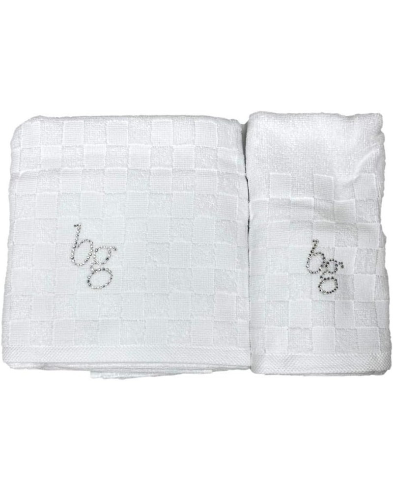 Blugirl Dustin Asciugamani Viso+Ospite Puro Cotone Chic