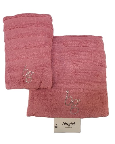 Asciugamani Blugirl Natasha: Viso + Ospite Puro Cotone