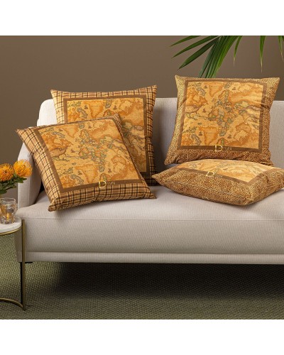 Cuscino Alviero Martini Geo Tartan Velluto 50x50 1A Classe