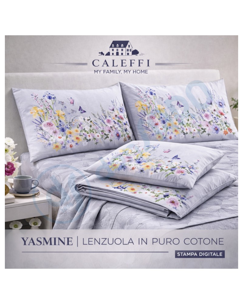 Completo Lenzuola Matrimoniale Yasmine Caleffi | Shop