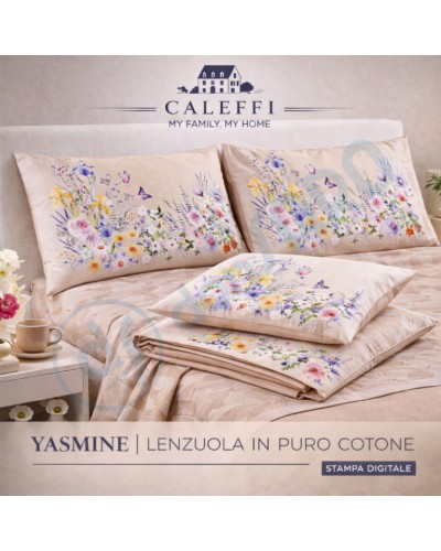 Completo Lenzuola Matrimoniale Yasmine Caleffi | Shop